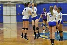 Volleyball vs Emerson  Wheaton College Women's Volleyball vs Emerson College. - Photo by Keith Nordstrom : Wheaton, Volleyball, VB2019